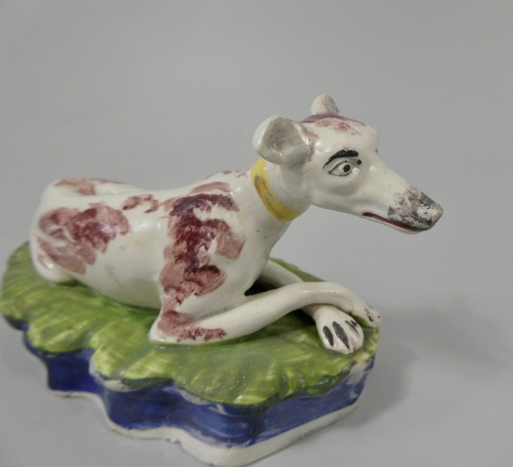 Staffordshire pottery hounds. Enoch Wood, c.1830. View VI