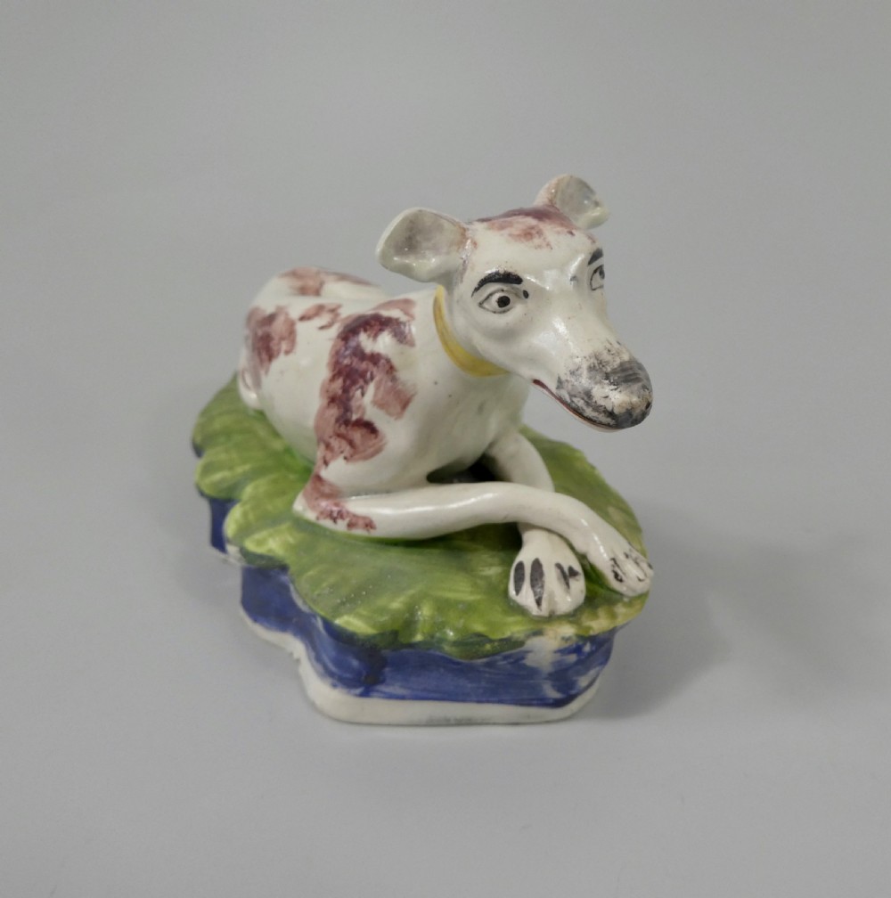 Staffordshire pottery hounds. Enoch Wood, c.1830. View XI