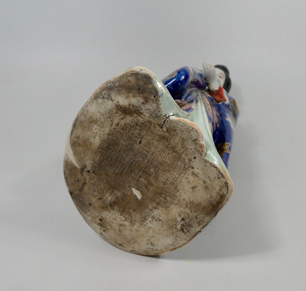 Kutani porcelain Bijin, c. 1890. Meiji Period. View X