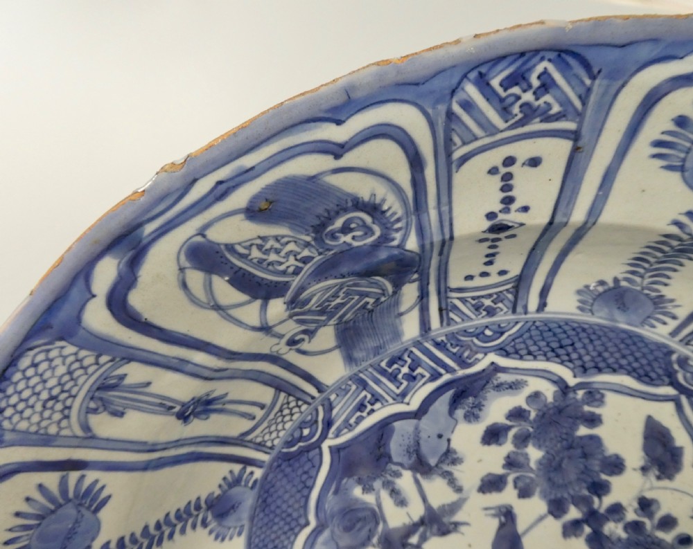 Chinese ‘Kraak’ porcelain charger. Wanli Period (1573-1619). Late Ming. View III