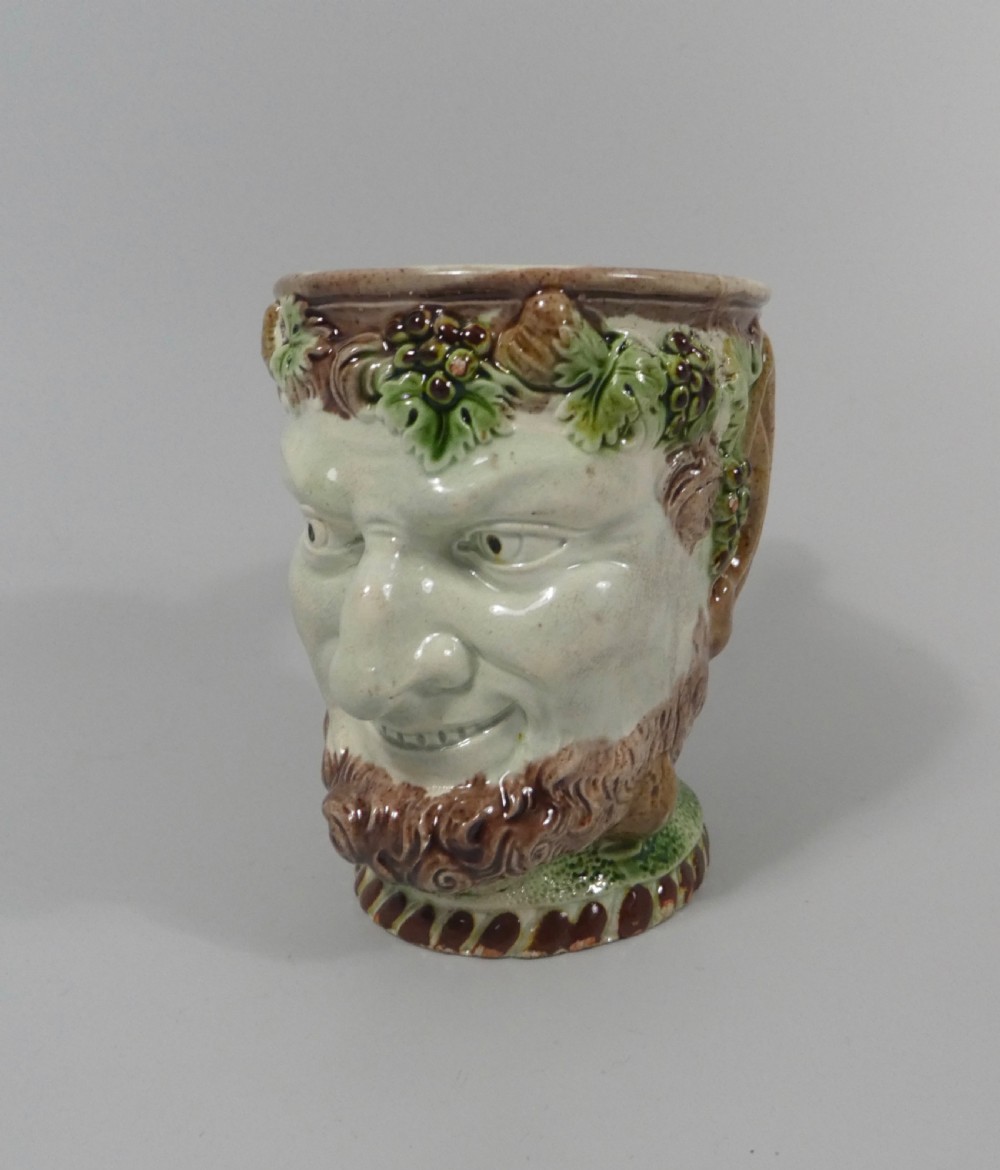 Ralph Wood creamware Bacchus mug, c. 1770. View II