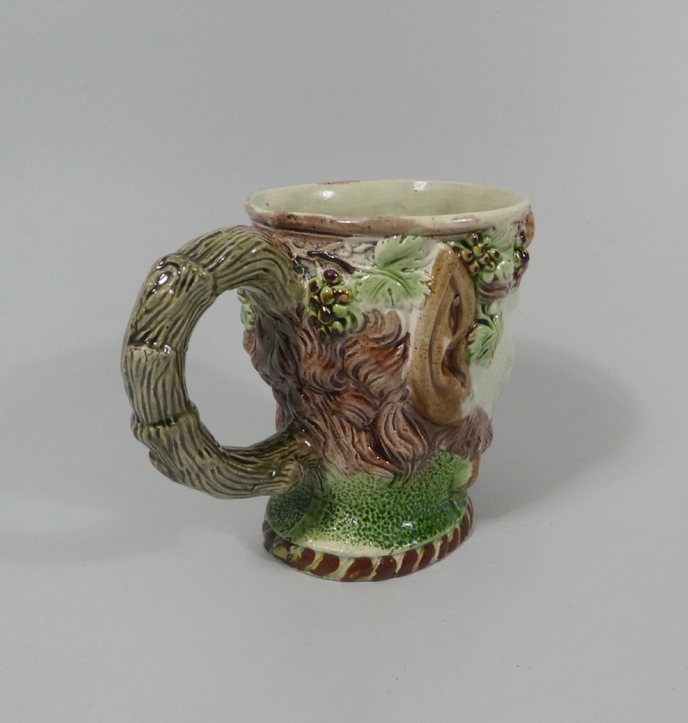 Ralph Wood creamware Bacchus mug, c. 1770. View V