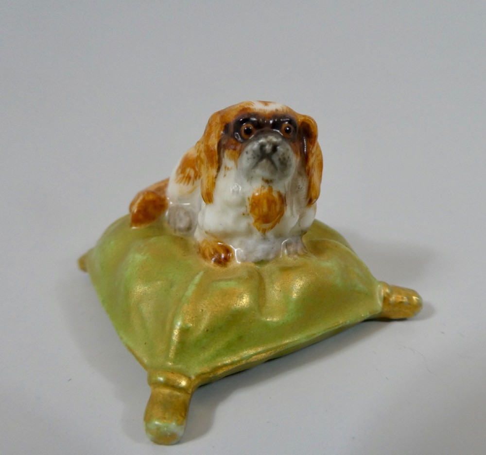 Royal Worcester King Charles Spaniel, dated 1901. View V