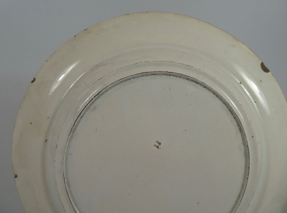 English pearlware electoral plate, dated 1827. View IV