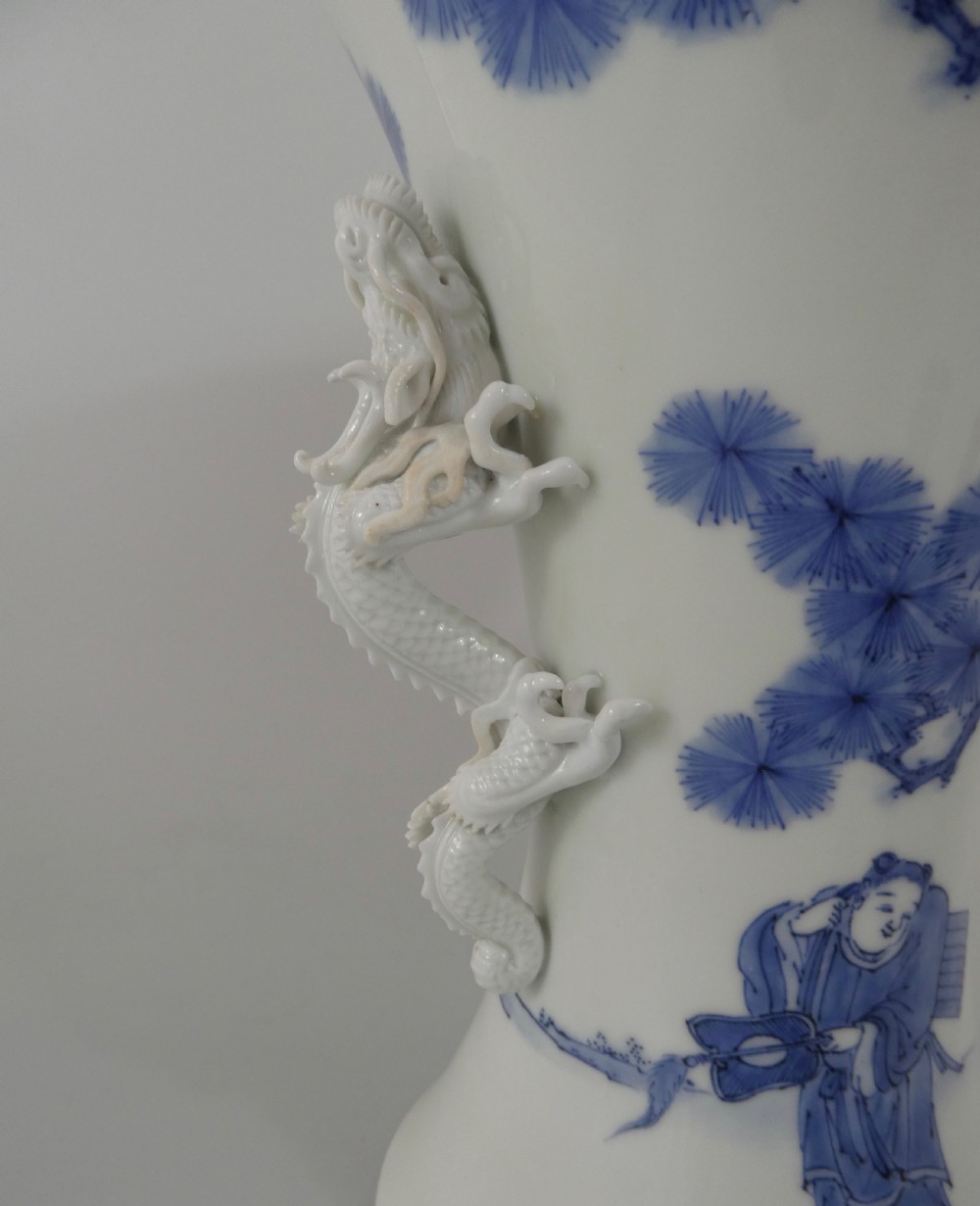 Hirado porcelain vase, Japanese, c.1870. Meiji Period. View VI