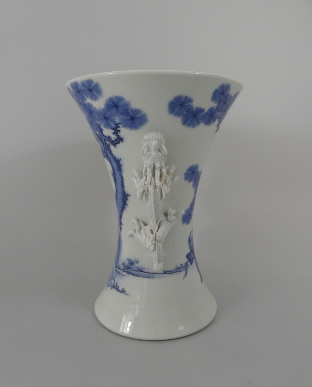 Hirado porcelain vase, Japanese, c.1870. Meiji Period. View VII