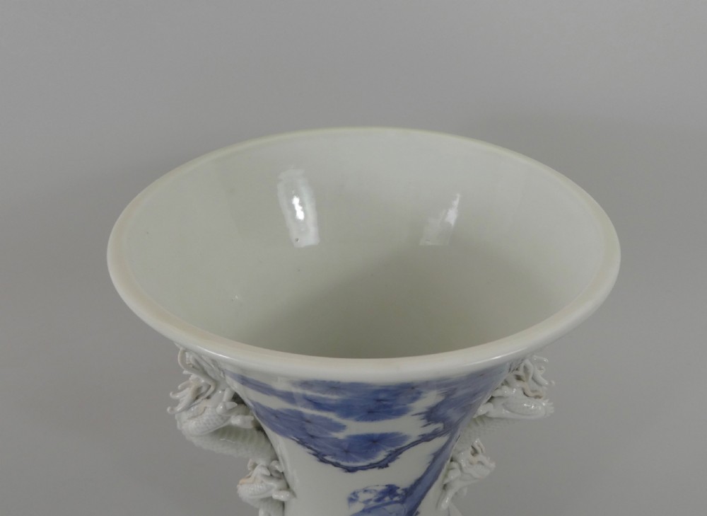 Hirado porcelain vase, Japanese, c.1870. Meiji Period. View VIII