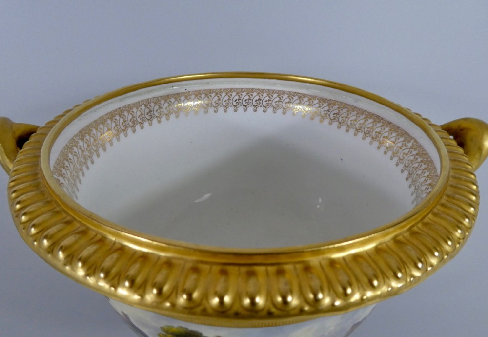 Royal Worcester porcelain Warwick Vase, signed Harry Davis, dated 1925. View XI