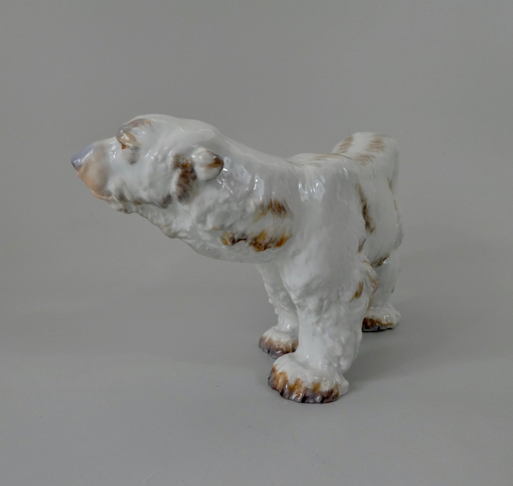 Meissen porcelain Polar Bear, Otto Jarl, c. 1920. View V