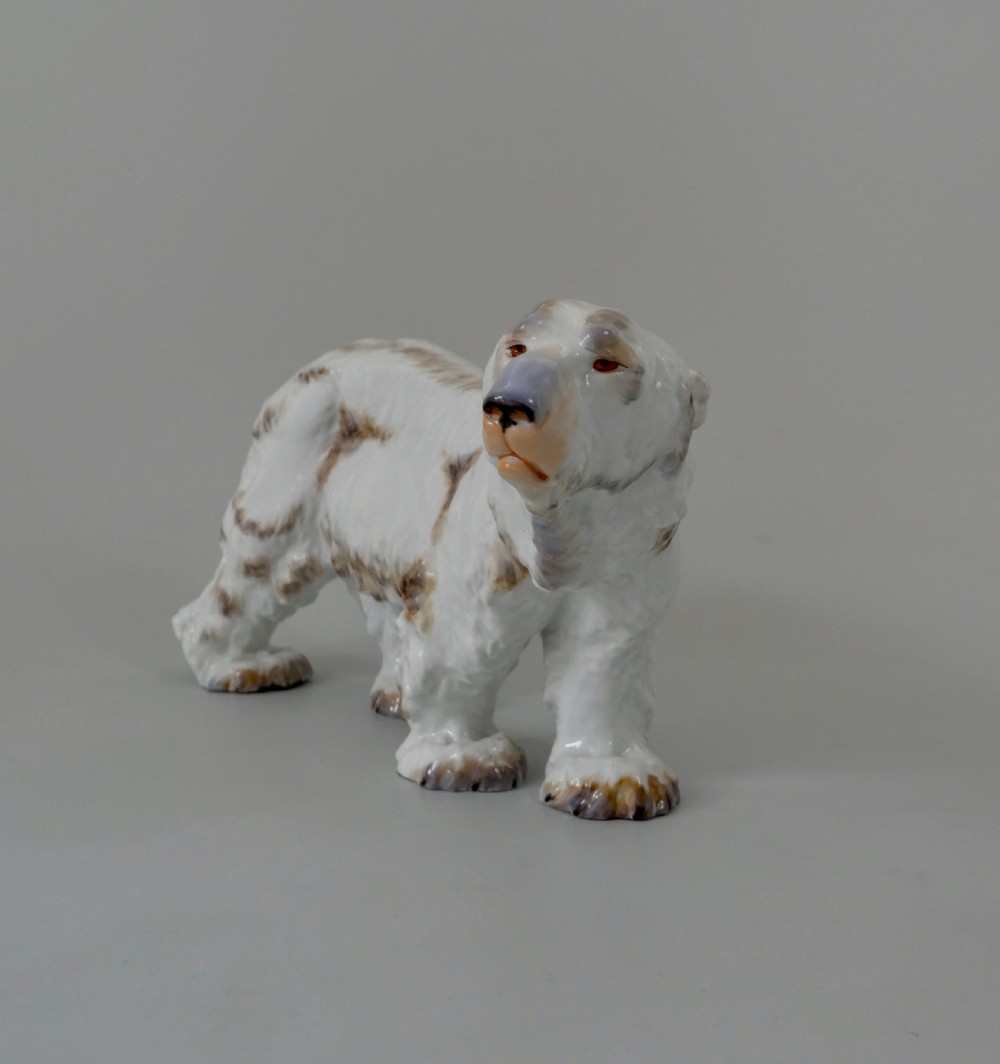 Meissen porcelain Polar Bear, Otto Jarl, c. 1920. View VI