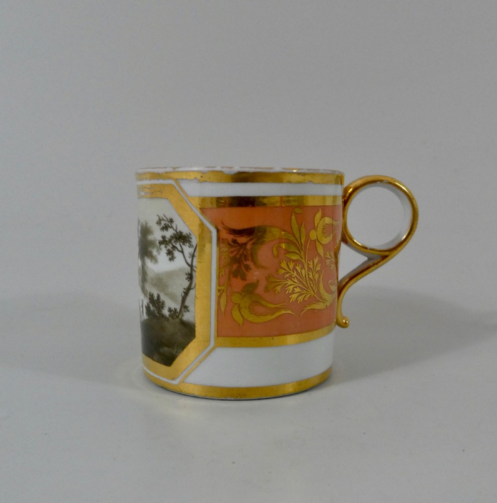 Barr Worcester porcelain coffee can, c. 1800. View III
