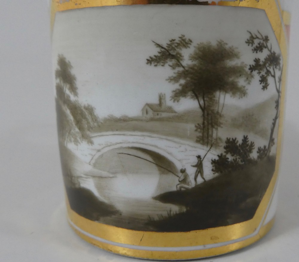 Barr Worcester porcelain coffee can, c. 1800. View IV