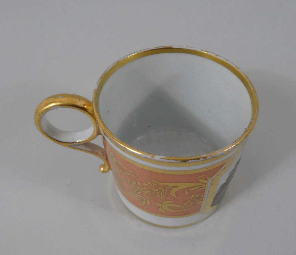 Barr Worcester porcelain coffee can, c. 1800. View V