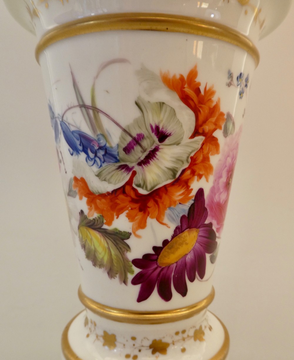 English porcelain spill vase, c. 1830. View II