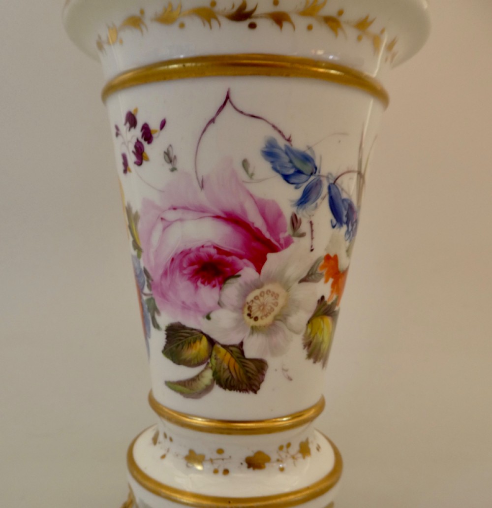 English porcelain spill vase, c. 1830. View VIII