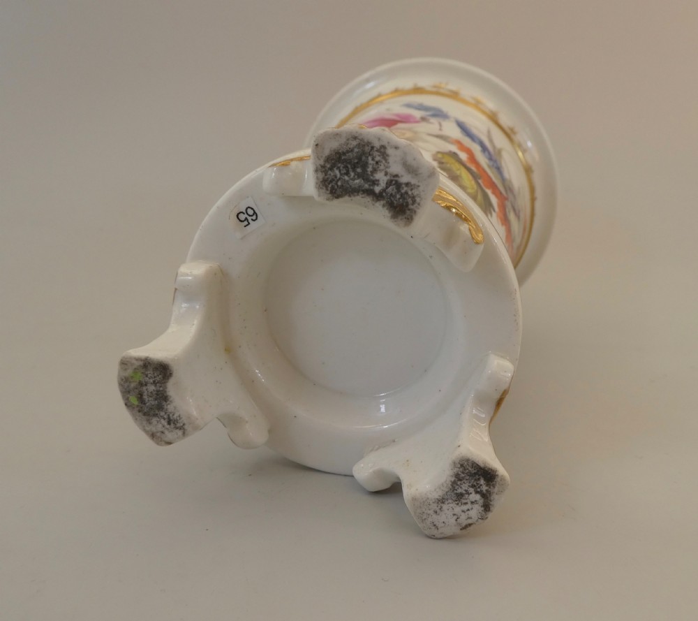 English porcelain spill vase, c. 1830. View XI