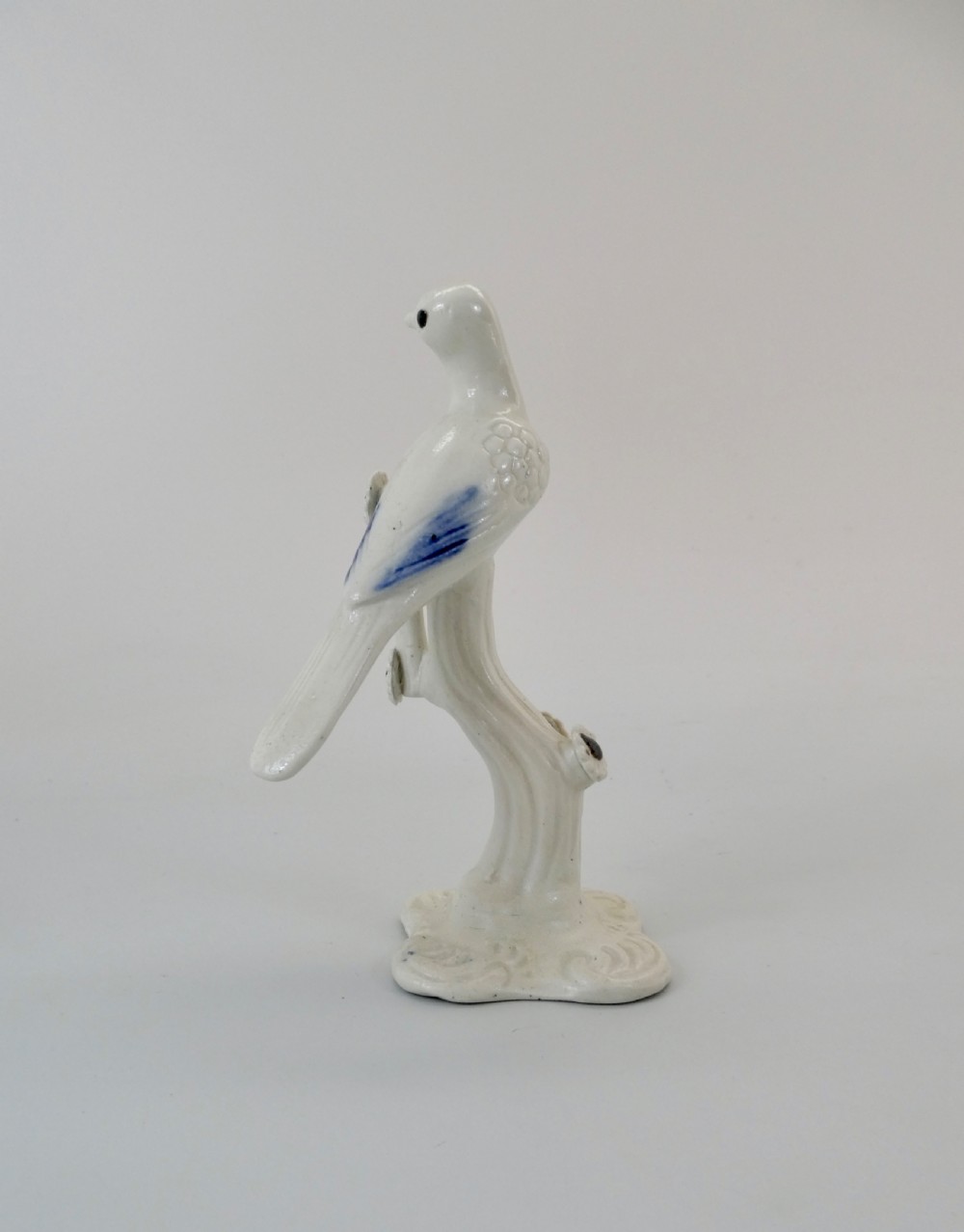 Staffordshire salt glazed stoneware bird, c. 1760. View IV