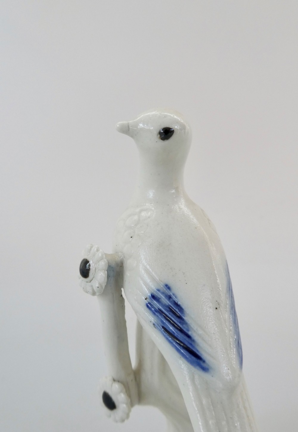 Staffordshire salt glazed stoneware bird, c. 1760. View VI
