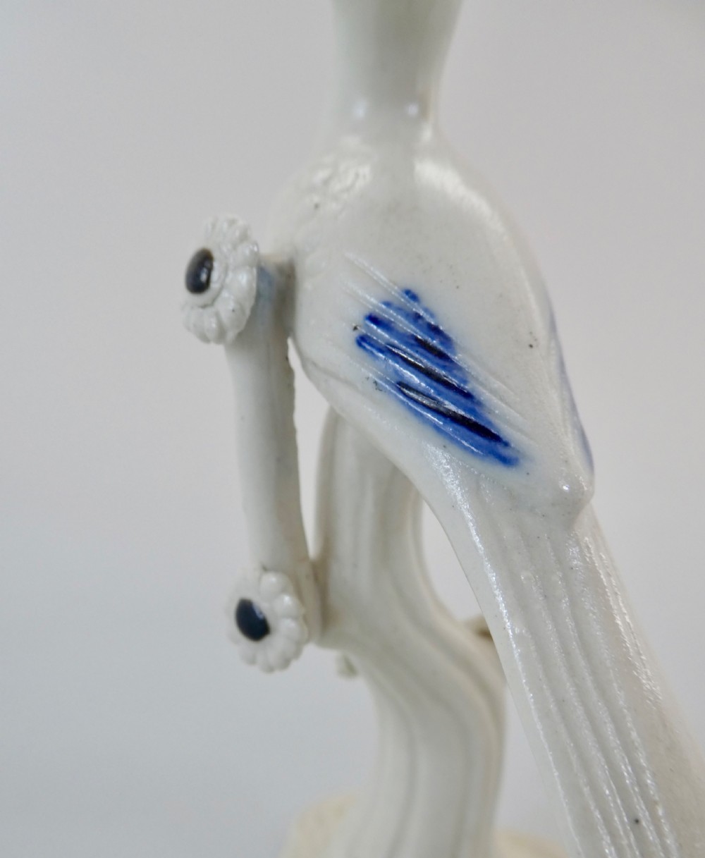 Staffordshire salt glazed stoneware bird, c. 1760. View VII
