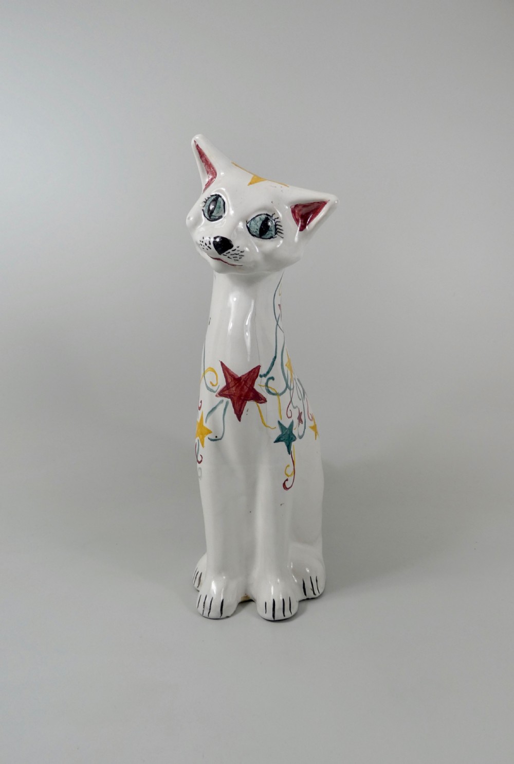 C.H. Brannam of Barnstaple pottery Cat, c. 1925.
