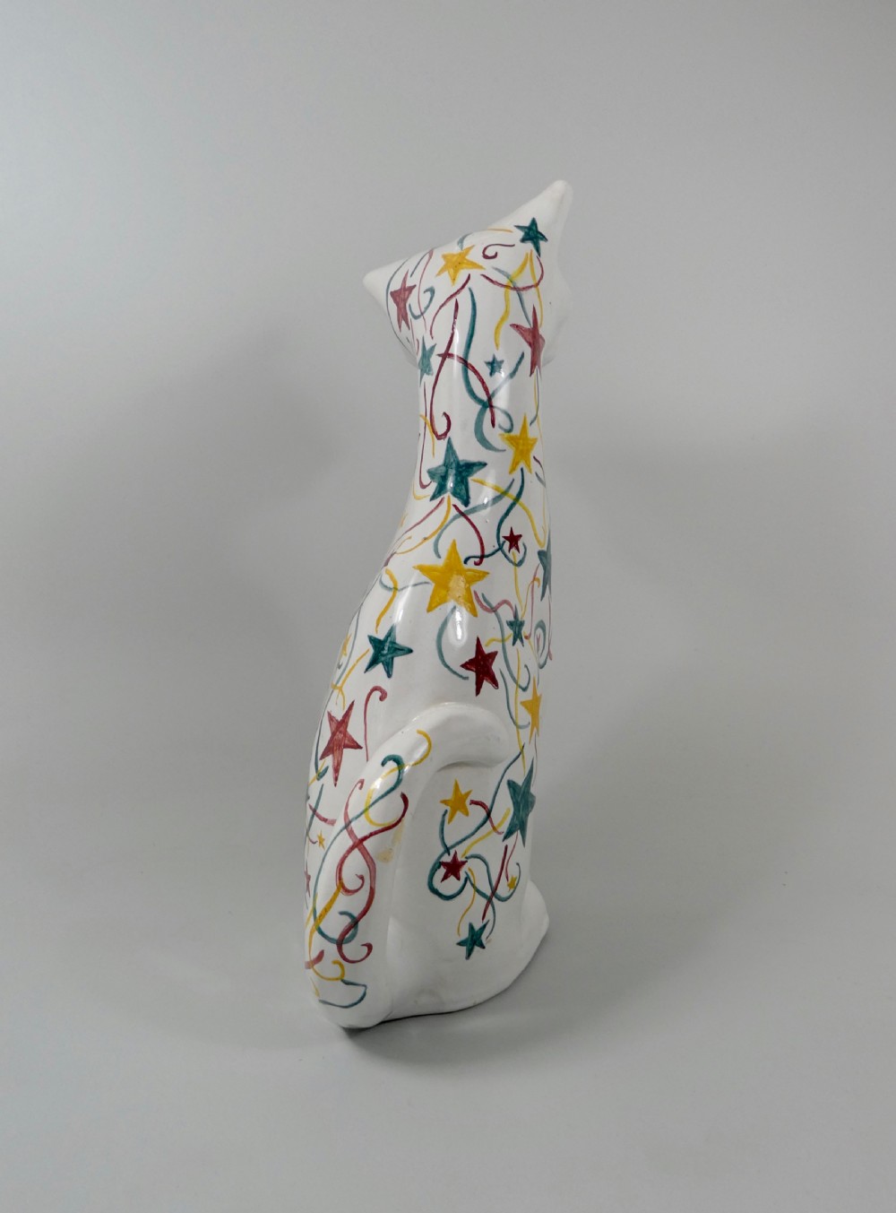 C.H. Brannam of Barnstaple pottery Cat, c. 1925. View III