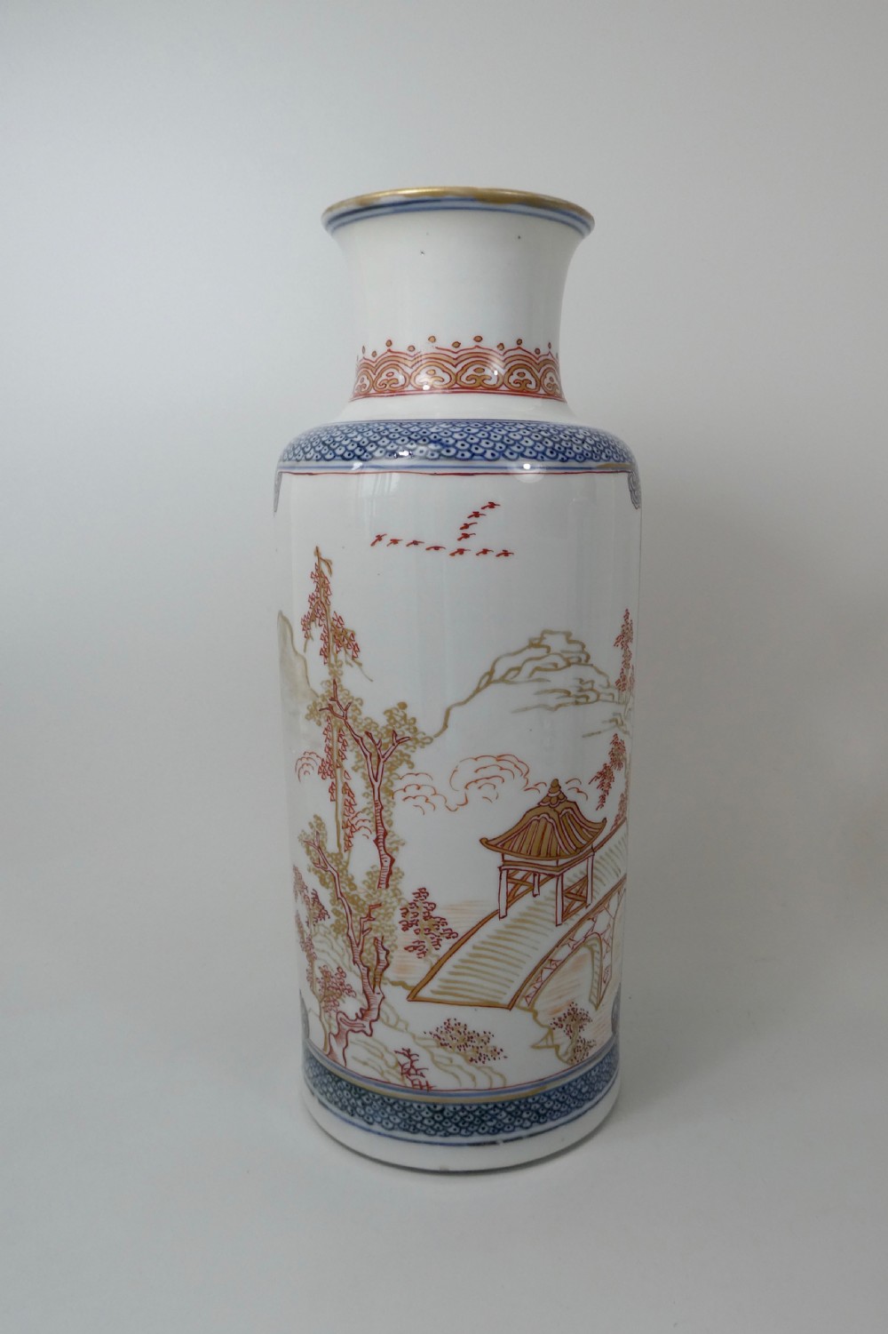 Pair Chinese ‘Rouge de Fer’ vases, c.1700. Kangxi Period. View II
