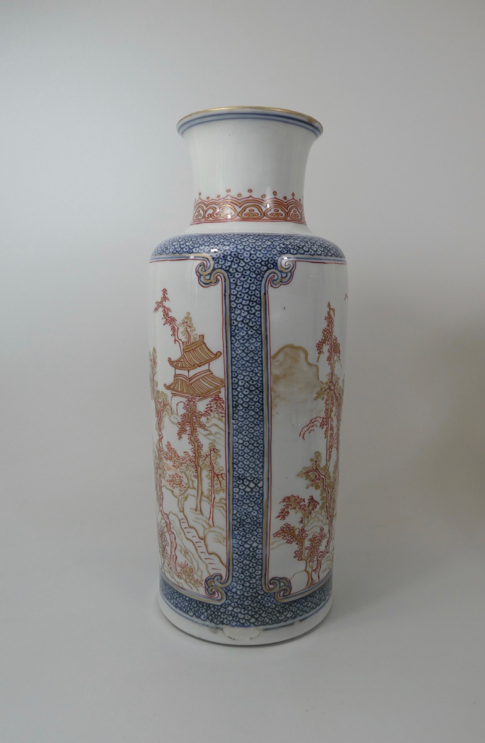 Pair Chinese ‘Rouge de Fer’ vases, c.1700. Kangxi Period. View V