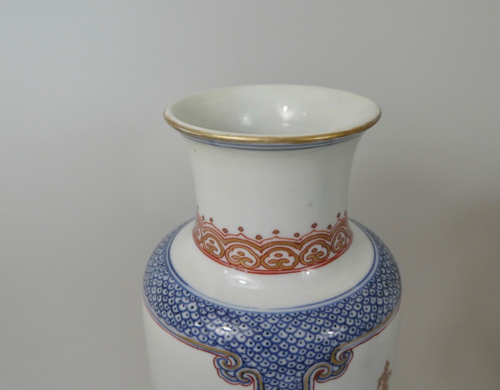Pair Chinese ‘Rouge de Fer’ vases, c.1700. Kangxi Period. View XI