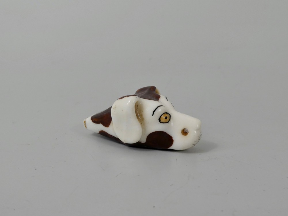Staffordshire dog whistle, c. 1830. View III