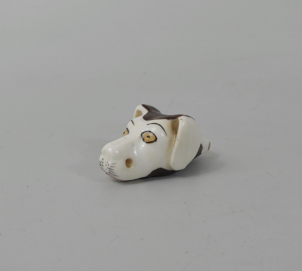 Staffordshire dog whistle, c. 1830. View V