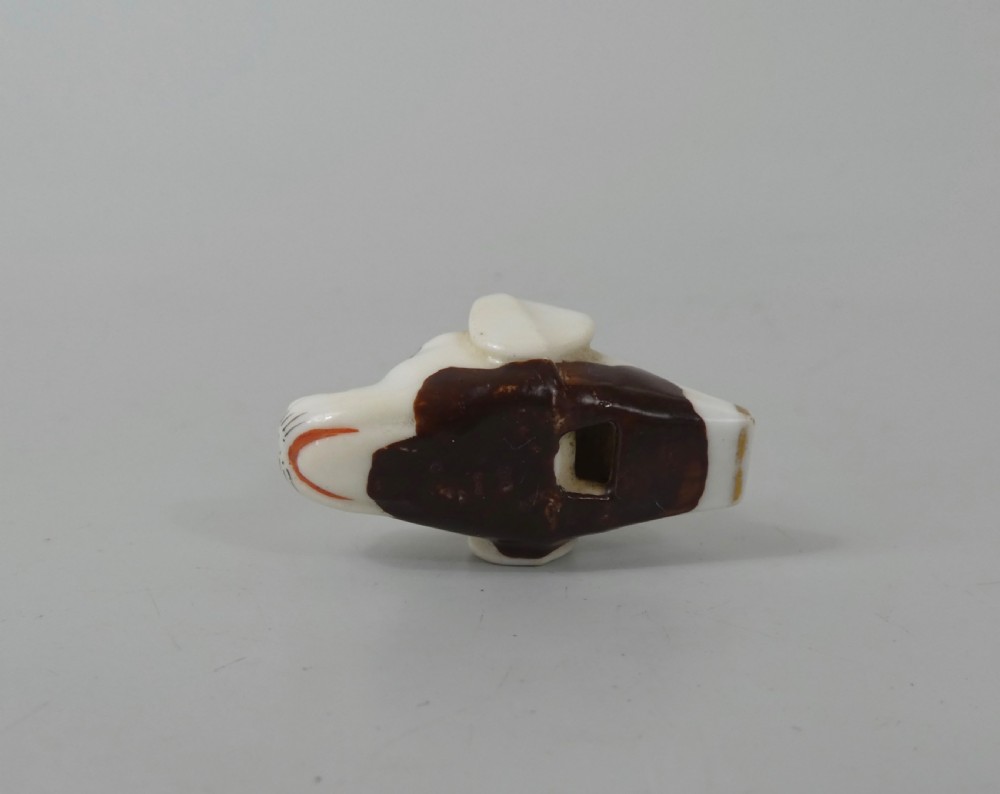 Staffordshire dog whistle, c. 1830. View VII