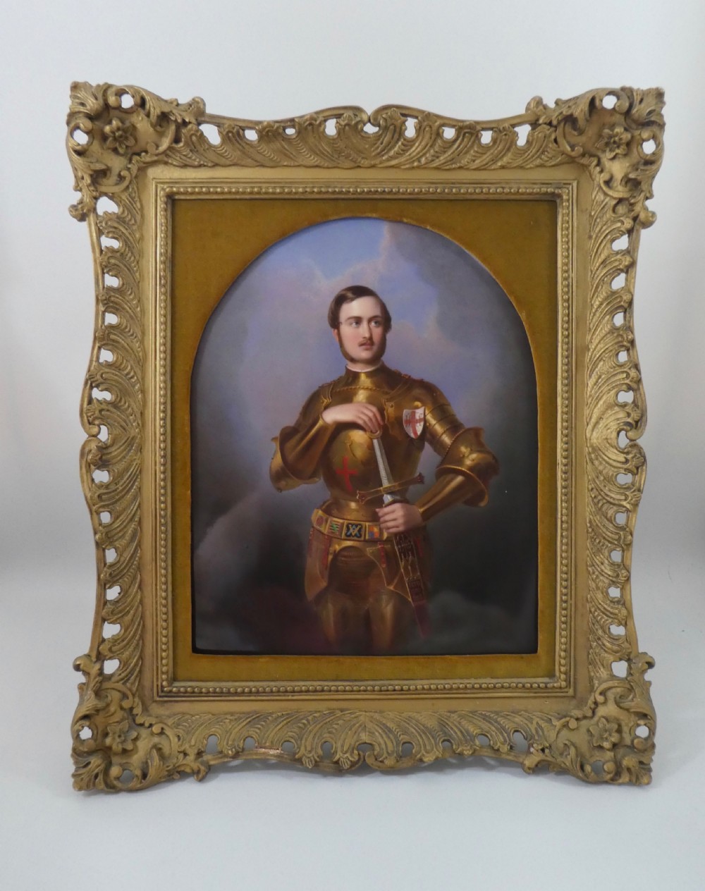 KPM porcelain plaque. Prince Albert, c. 1865.