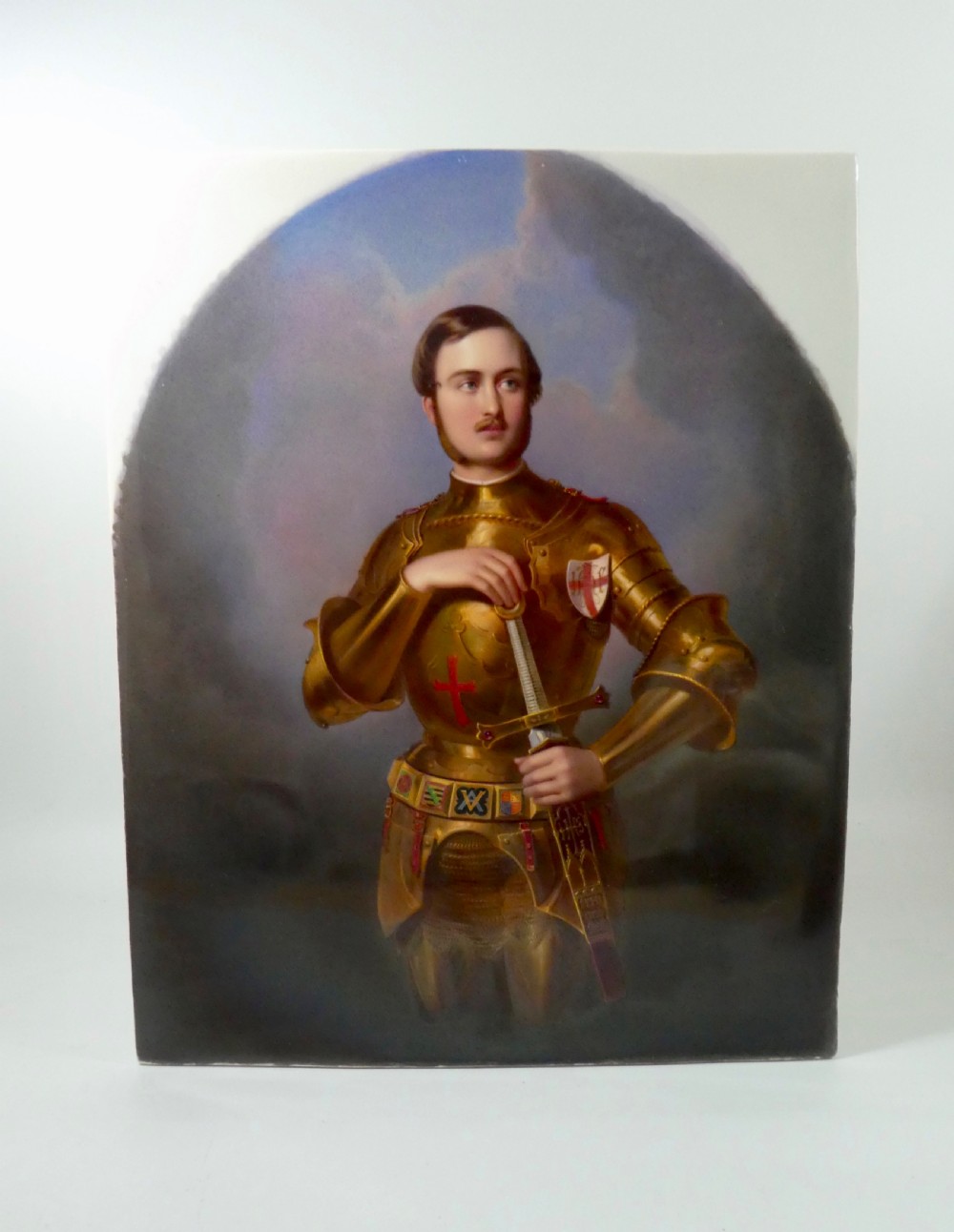 KPM porcelain plaque. Prince Albert, c. 1865. View III