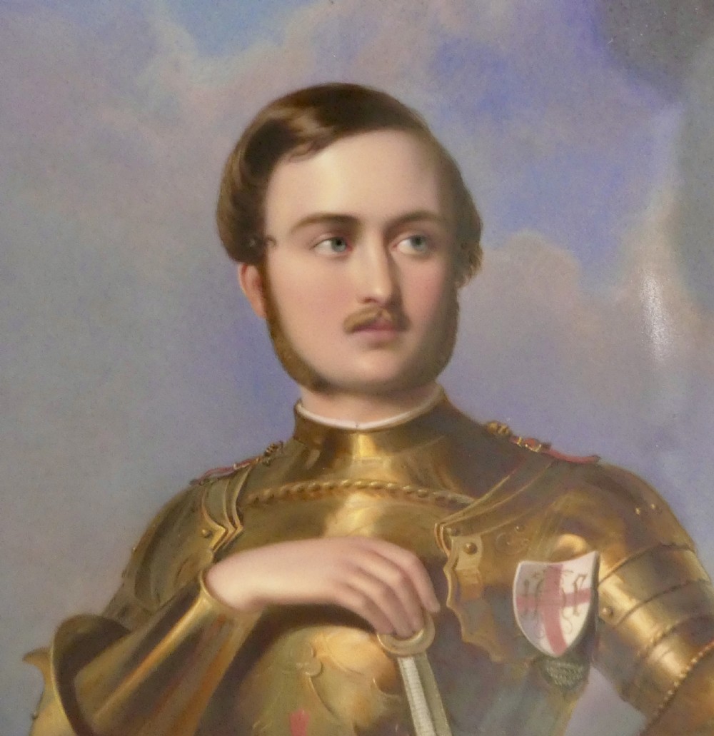 KPM porcelain plaque. Prince Albert, c. 1865. View XIV