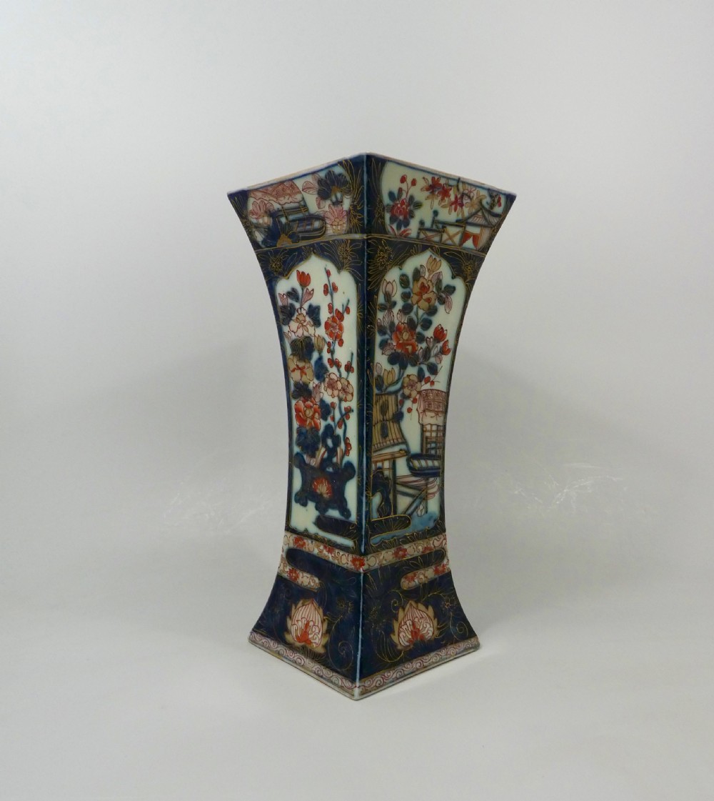 Pair French ‘Edo Imari’ porcelain vases, c. 1860. View II