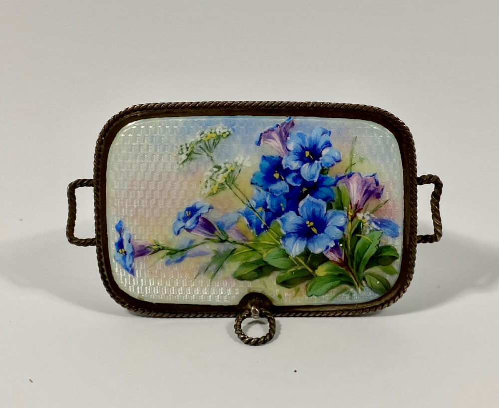 Silver & enamel box, Cohen & Charles, dated 1911. View V