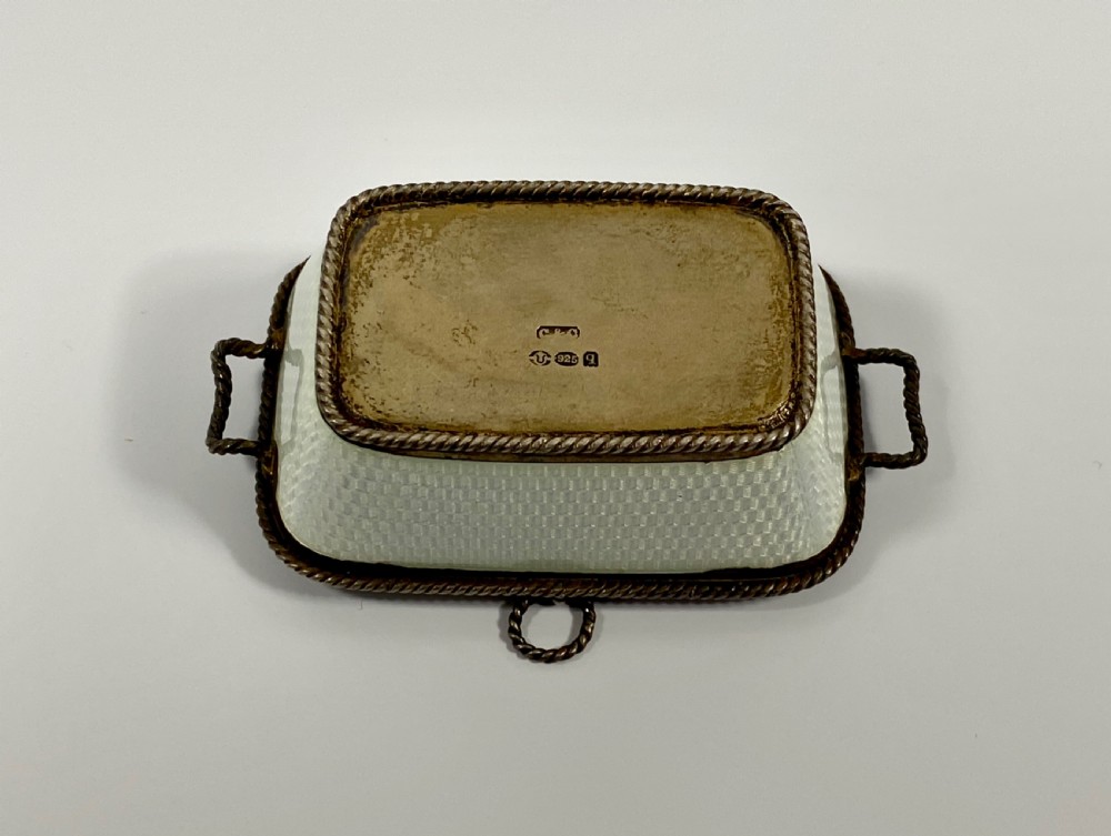 Silver & enamel box, Cohen & Charles, dated 1911. View VIII