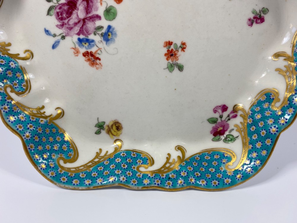 Chelsea Derby porcelain teapot stand, c. 1775. View VIII