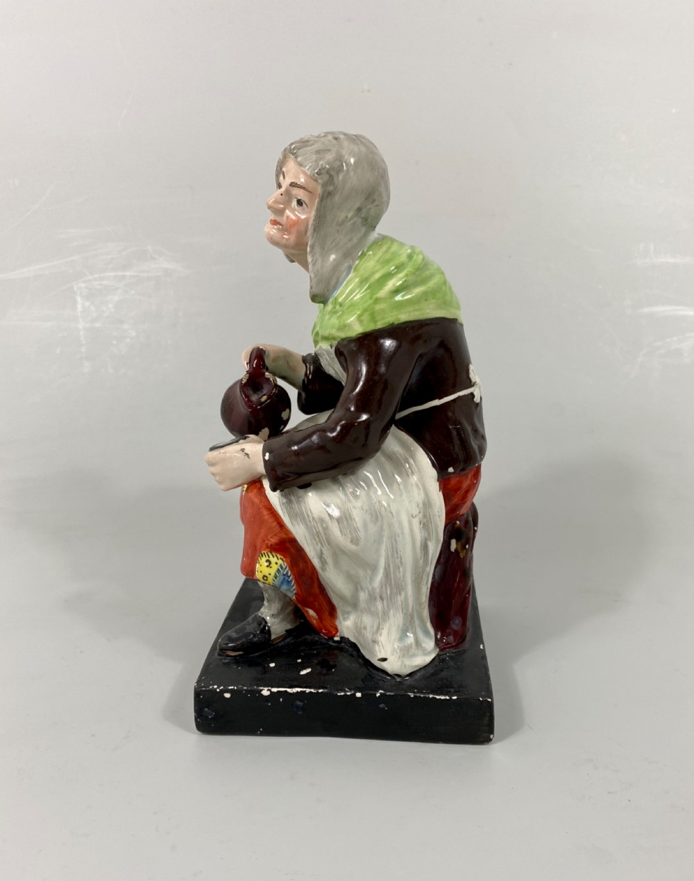 Pair Enoch Wood figures, Jobson & Nell. Staffordshire, c. 1820. View V