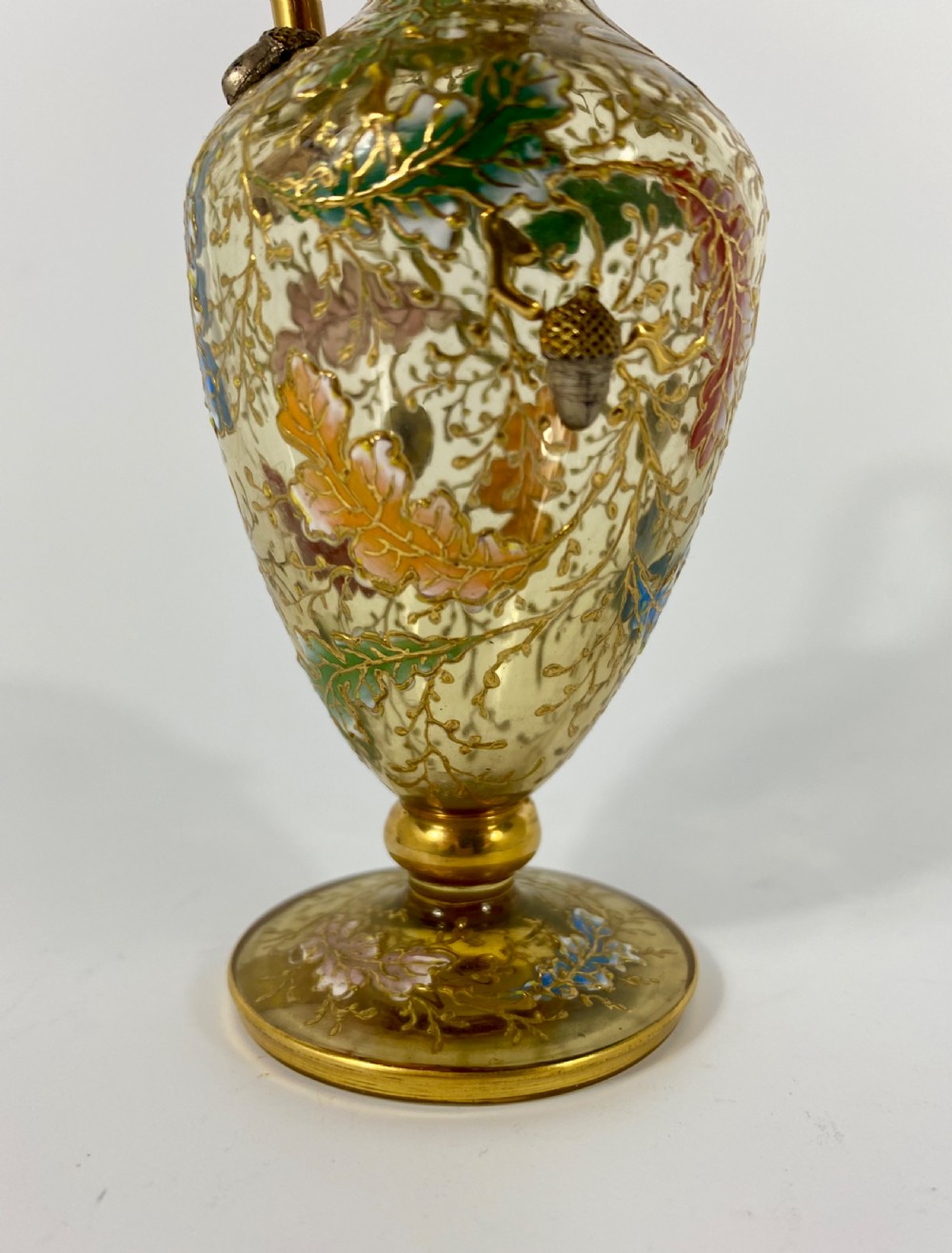 Moser miniature enamelled ewer, c. 1890. View VIII