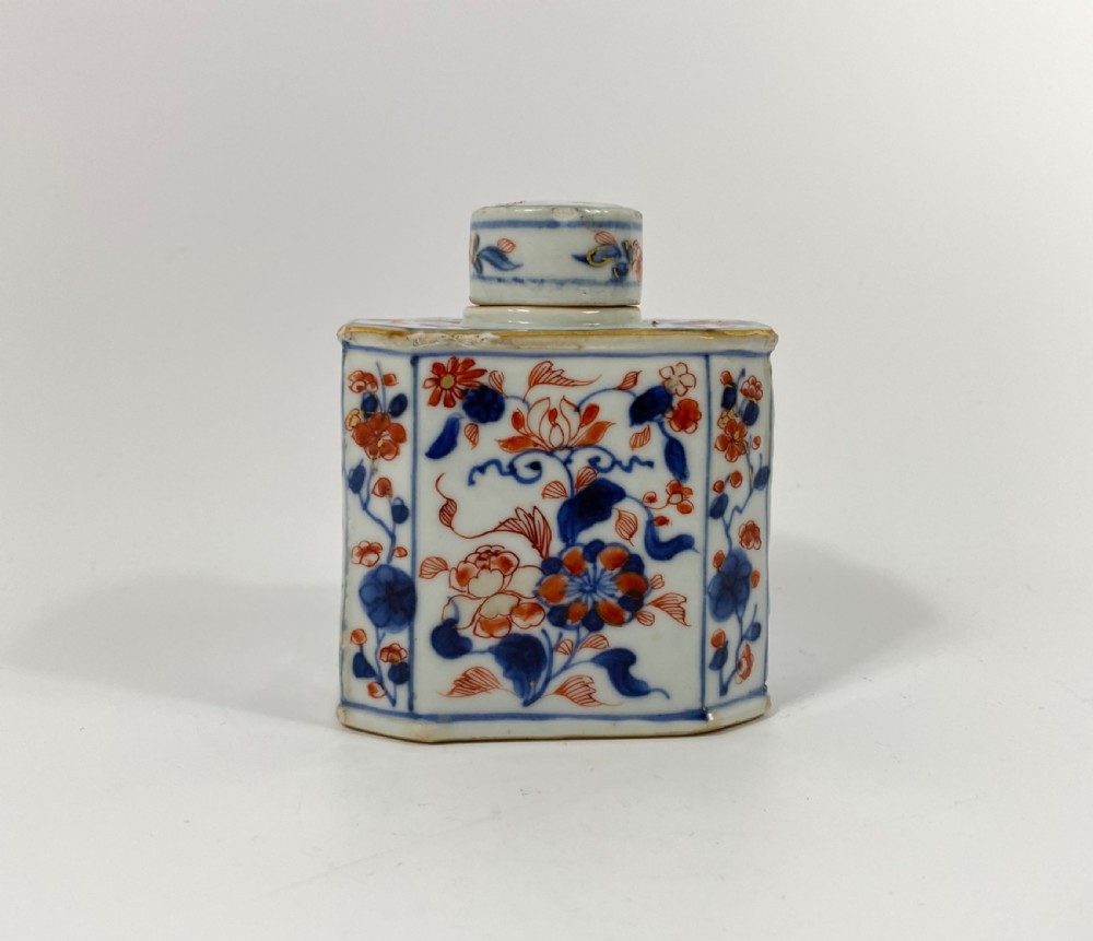 Chinese ‘Imari’ tea caddy & cover, c.1700. Kangxi Period. View IV
