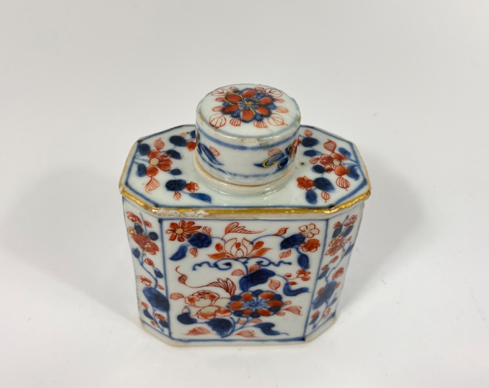 Chinese ‘Imari’ tea caddy & cover, c.1700. Kangxi Period. View V