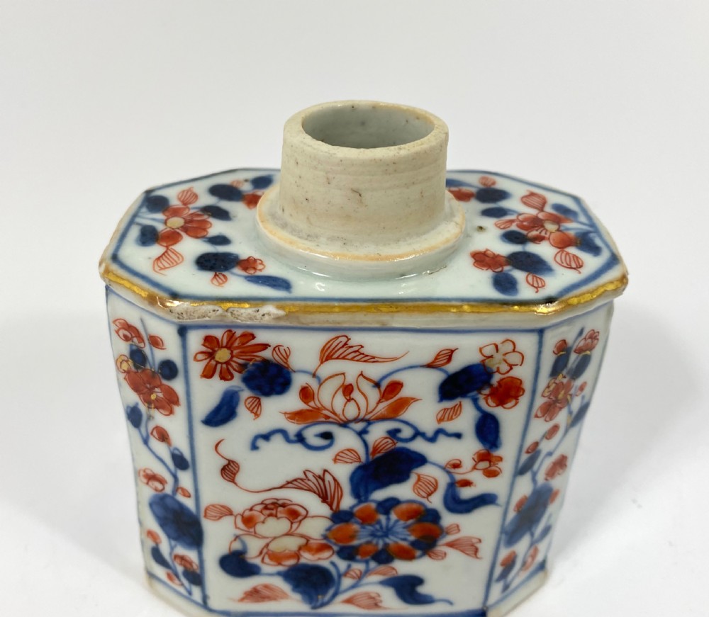 Chinese ‘Imari’ tea caddy & cover, c.1700. Kangxi Period. View VII