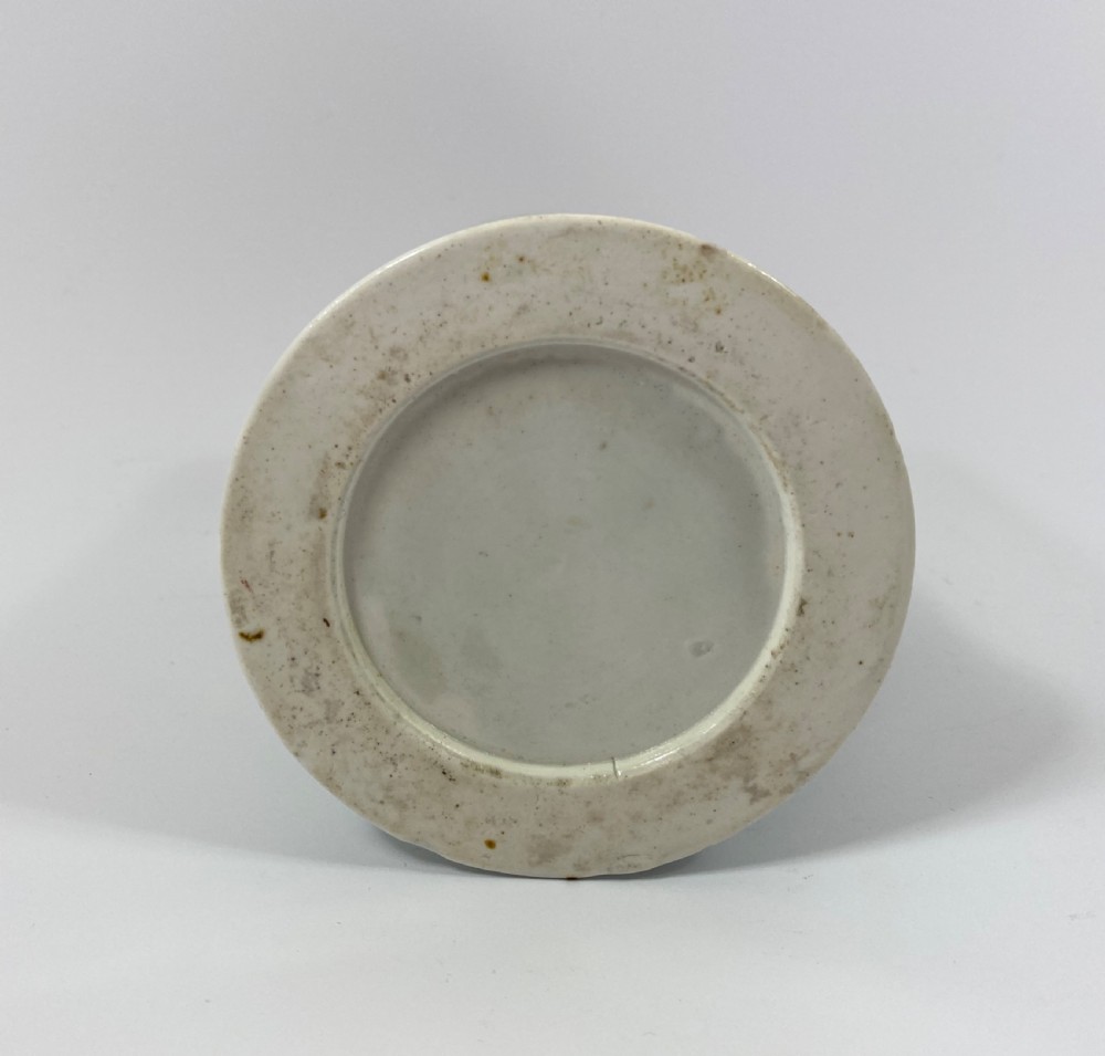 Worcester porcelain mug, c. 1754. Scratch Cross period. View VIII