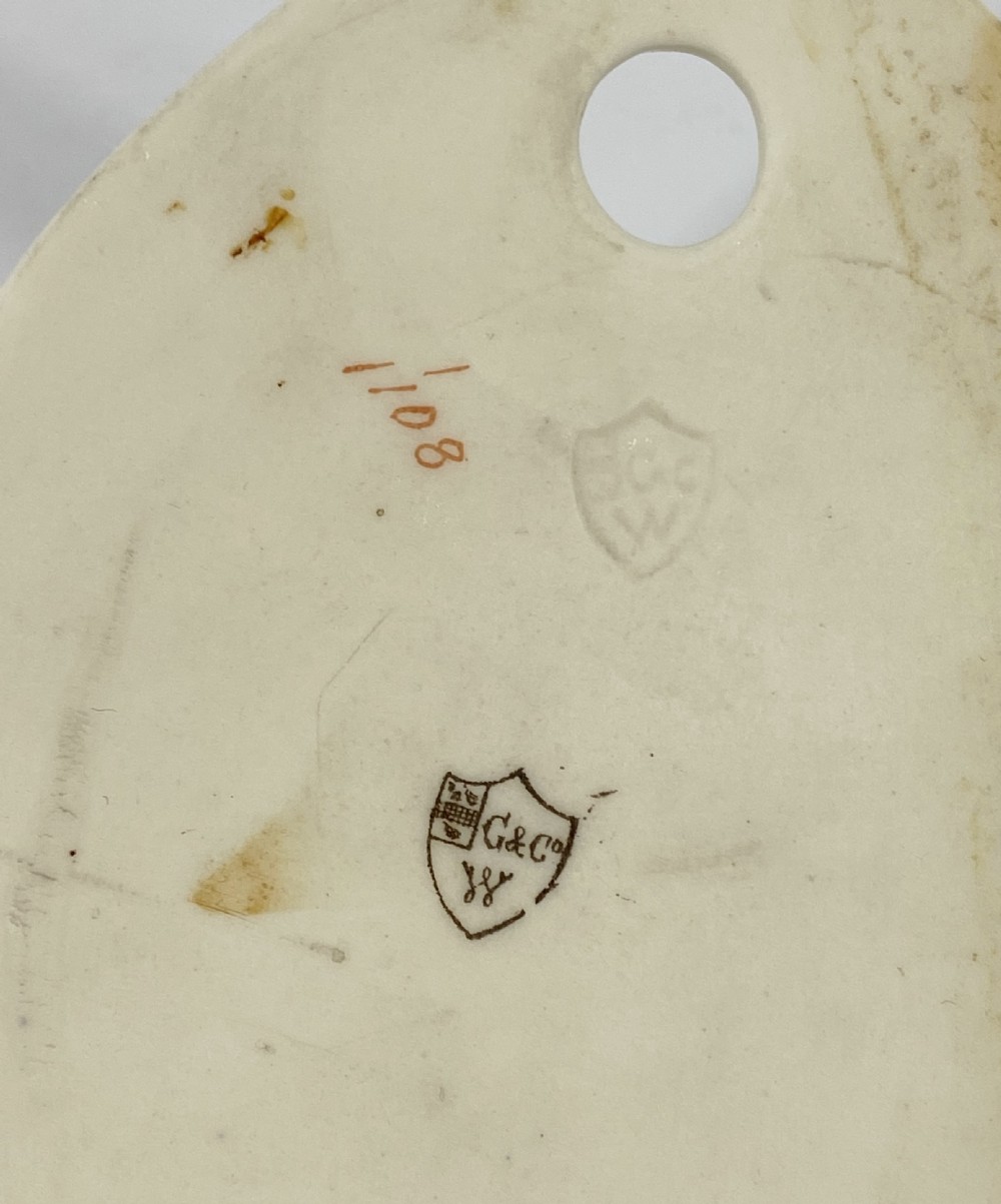 Graingers Worcester reticulated wall pocket, c. 1890. View V