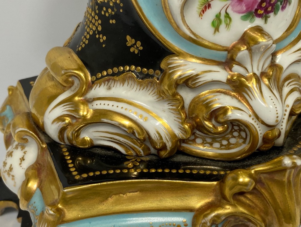 Pair Jacob Petit porcelain vases, c. 1840. View XVIII