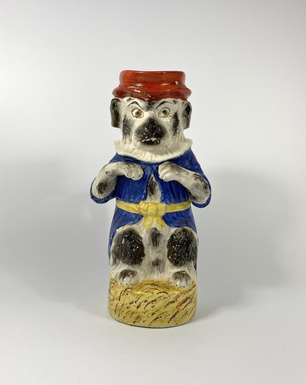 Staffordshire Mr Punch’s dog ‘Toby’ jug, c. 1860.