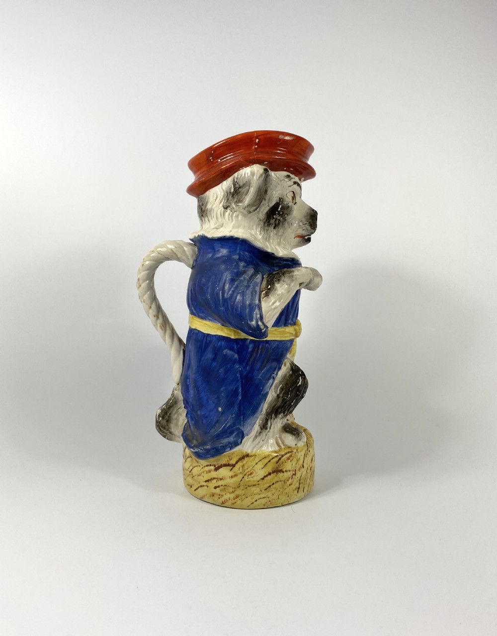 Staffordshire Mr Punch’s dog ‘Toby’ jug, c. 1860. View III