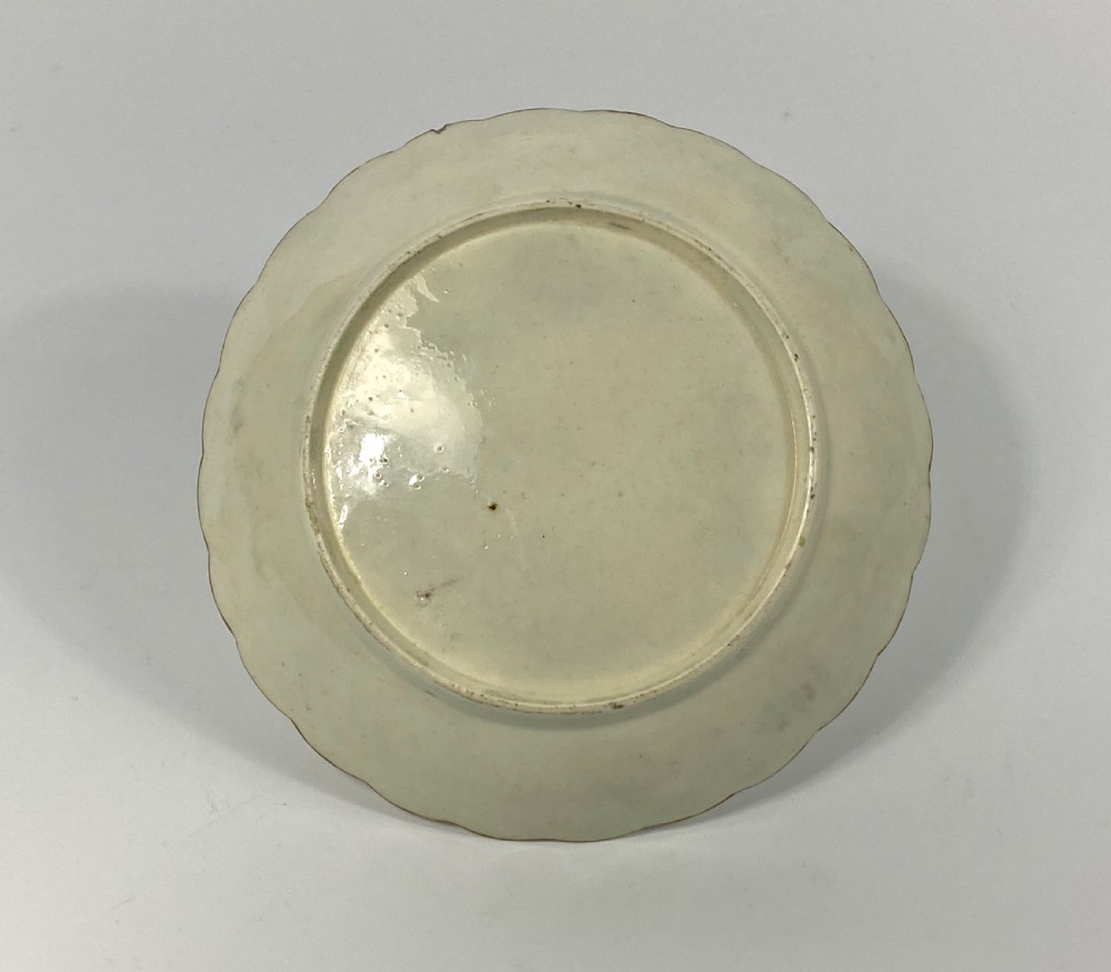 Worcester ‘Hop Trellis’ teabowl & saucer, c. 1770. View X