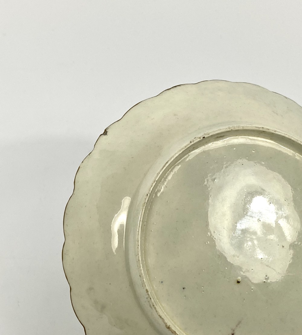 Worcester ‘Hop Trellis’ teabowl & saucer, c. 1770. View XI